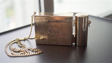 rouge dior clutch|Dior metal clutch.